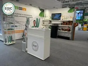 EGIC der weltgrößten Messe für HLK + Wasser, anwesend zu haben.